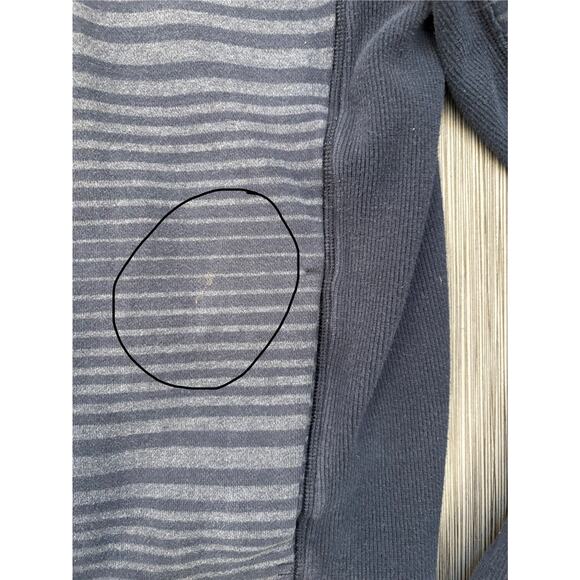 Lululemon Men’s Full Zip Up Blue Striped Hoodie Jacket Heavy Thick Size Medium - Picture 5 of 8